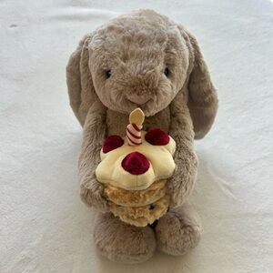 Bashful Beige Bunny 'Birthday'  - Jellycat - Authentic - Brand New